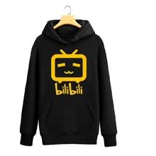 Womens bilibili Firmar Con Capucha de Impresión Mujeres Otoño Invierno Impreso Con Capucha Ropa Fleece Sudaderas con capucha y Series de Anime cosplay