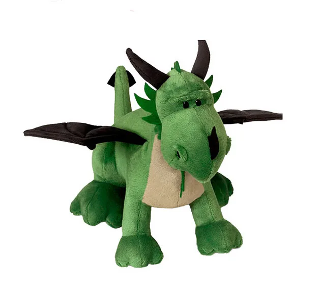 35 см динозавр плюшевые игрушки Двуглавые животные мягкие куклы Cartonn аниме два головы дракон для детей дети мальчики подарок