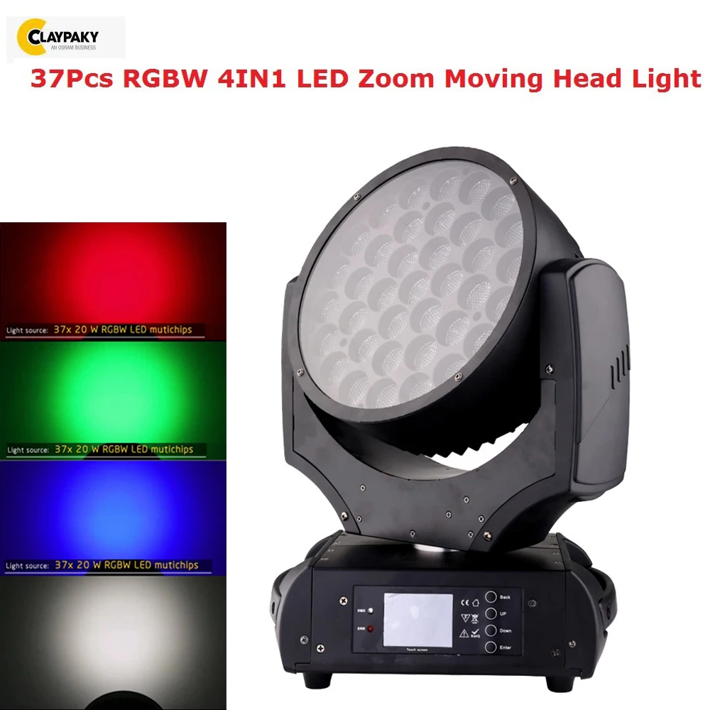 

Professional Stage Light 37X20W RGBW 4IN1 LED Zoom Moving Head Light RDM Function Support Dj Equipment LED Dj Lighting Effect