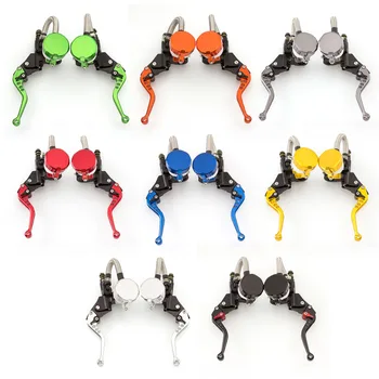 

FX CNC 7/8 22MM Universal Adjustable Motorcycle Hydraulic Clutch Brake Levers Master Cylinder For Kawasaki Suzuki 125CC-600CC