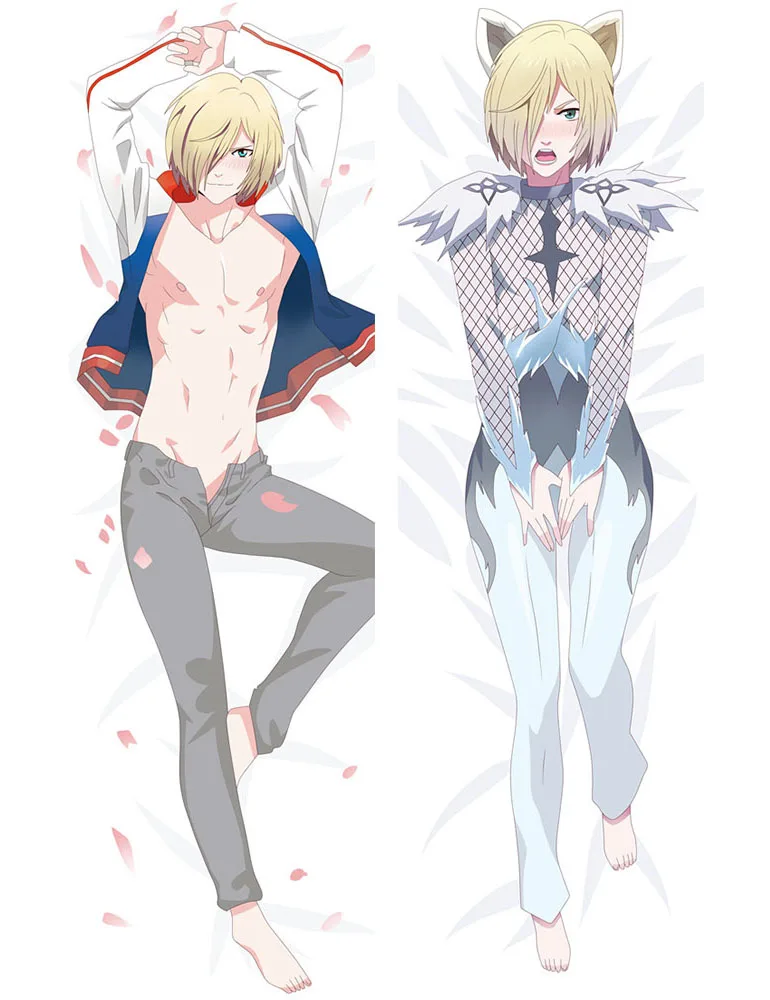 Anime YURI!! on ICE Victor Nikiforov Dakimakura Hugging Body Pillow Cover Case