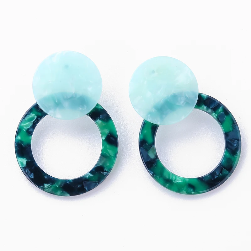 

ILYF Female Brand Jewelry Brincos Earring for Women Round Stud Earrings For Women Elegant Jewelry pendientes mujer moda 2018