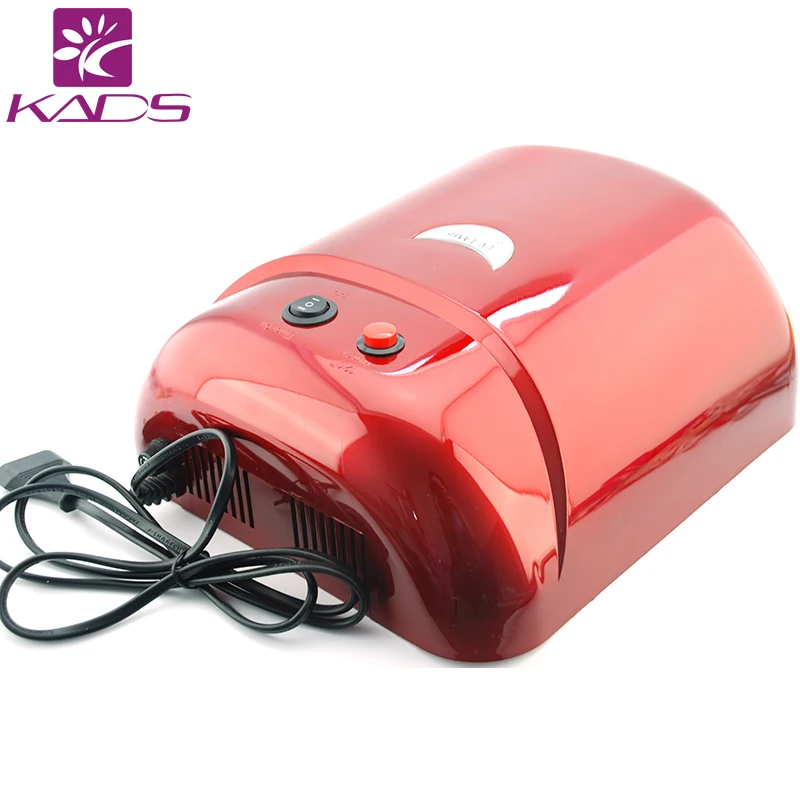Kaufen KADS Rose UV Lampe 36W 110 240V Gel Aushärtung Nail art (UNS EU Stecker) mit 4 stücke 365nm UV Birne DIY Werkzeuge Für 36W UV Nagel Lampe Maniküre