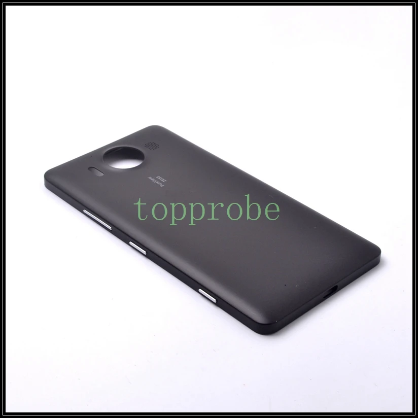 حقيقية الخلفية باب البطارية الإسكان لنوكيا 950 الغطاء الخلفي لمايكروسوفت lumia 950 الخلفية غطاء حالة + 1 قطع الشحن شاشة السينما