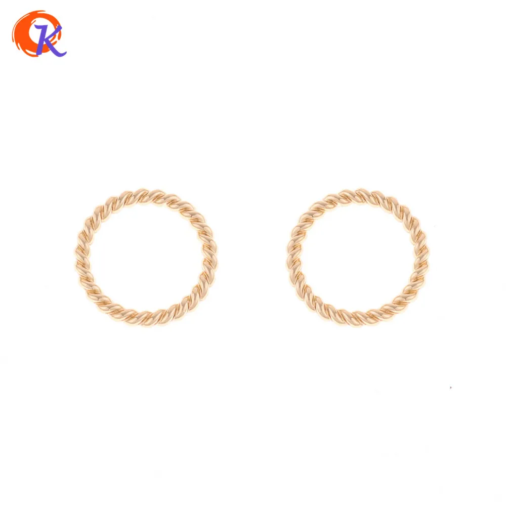 

Cordial Design 100Pcs Jewelry Accessories/Earring Connector/DIY/Twisted Ring Shape/Hand Made/Jewelry Making/Earring Findings