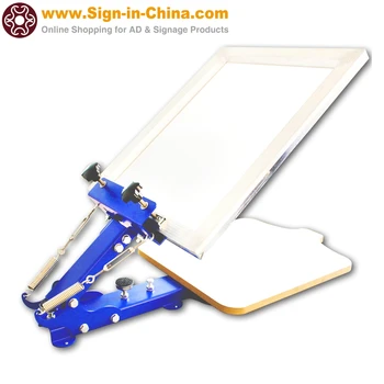 

1 Color Screen Printing Manual Screen Printing Equipment for one color T-shirt screen printing