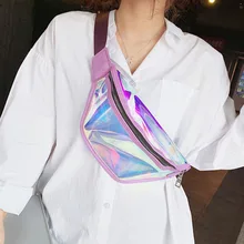 Модная поясная сумка, водонепроницаемая, прозрачная, Панк голографическая поясная сумка, лазерная поясная сумка для женщин, нагрудная сумка
