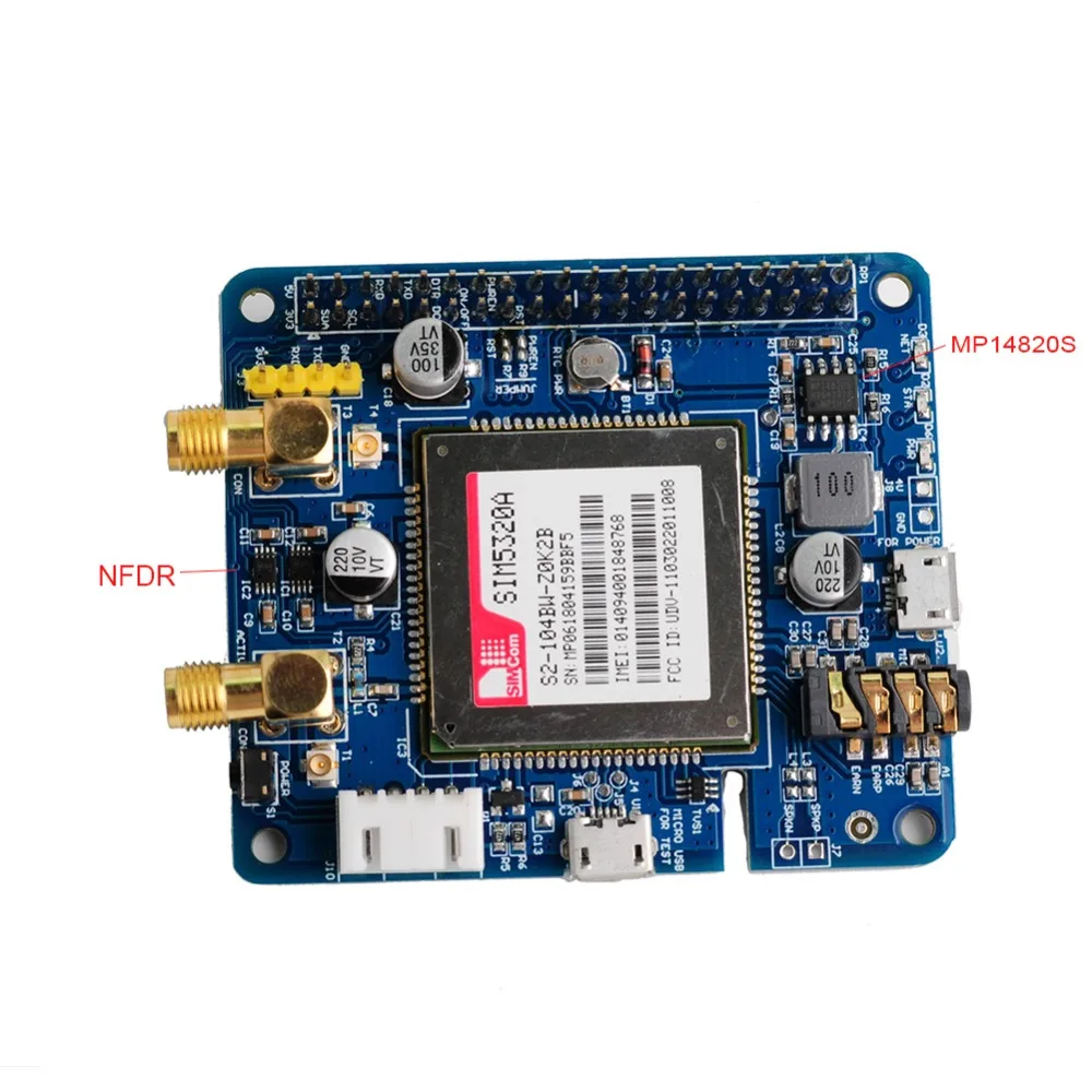 3g модуль сети США SIM5320A макетная плата GSM GPRS gps плата расширения с антенной для Raspberry Pi