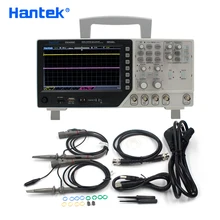 Hantek Osciloscopio DSO4202C, 2 canales, 200Mhz, USB, Osciloscopio, generador de forma de onda de función arbitraria, 1GSA/s Frecuencia de muestreo