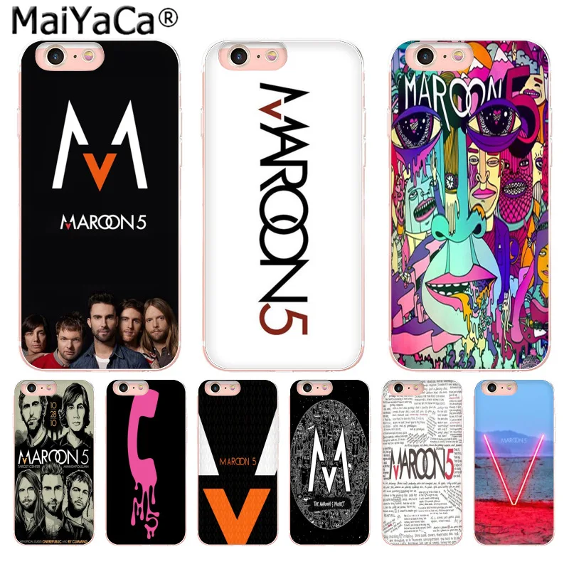 MaiYaCa maroon 5 Уникальный дизайн Новые модный чехол для телефона для iPhone 8 7 6 6 S Plus X 10 5 5S SE XR XS MAX Coque Shell