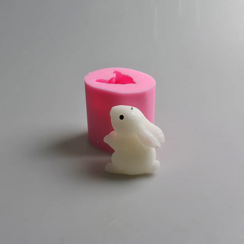 Горячая Распродажа 1 шт. силиконовые формы для свечей в форме кролика резиновые силиконовые формы для помадки свечи для украшения торта экологичные