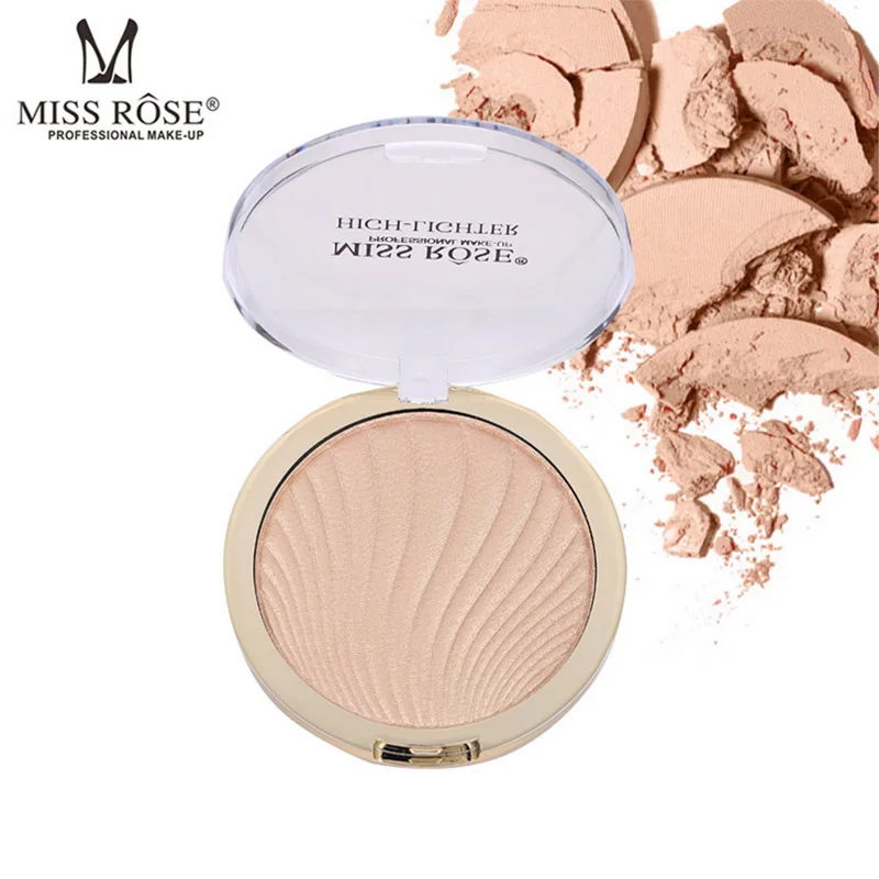 

MISS ROSE Highlighter & Bronzer Powder Palette Contour Face Shadow Makeup Long Lasting Easywear Highlighter Brighten Cosmetics