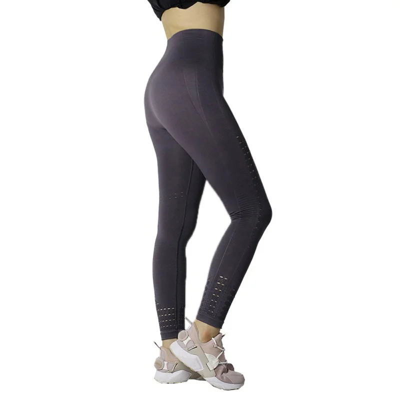 Высокие эластичные штаны для йоги, женские спортивные Леггинсы, обтягивающие, для бега, спортивные, одноцветные, для девушек, быстросохнущие, для тренировок, фитнеса, брюки