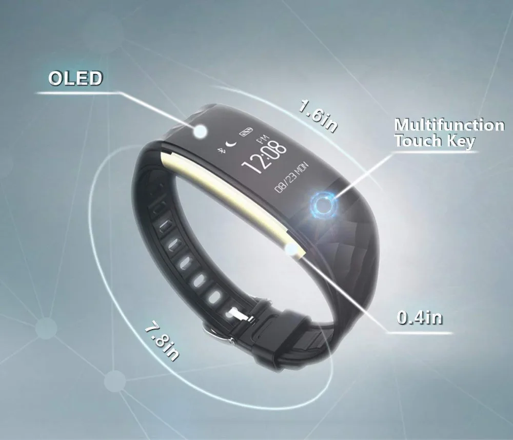 Fitness Tracker Health Sleep Upgraded Watch Wristband Heart Rate (1)