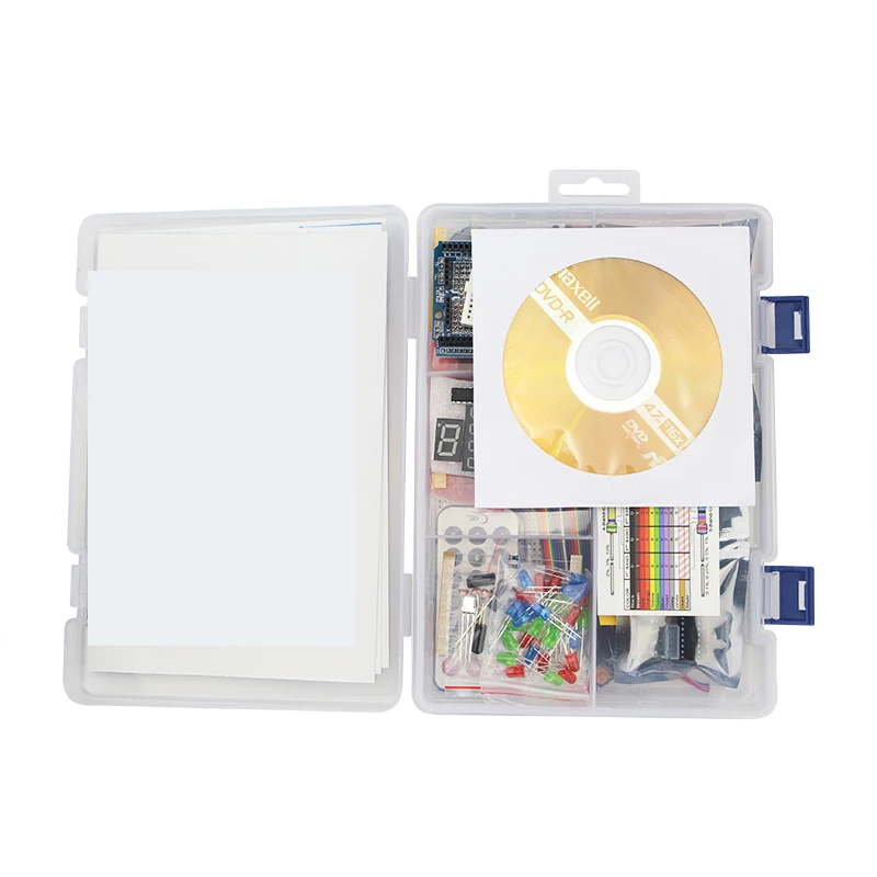 DIY стартовый набор LCD + Сопротивление Перемычка Макет датчики клавиатура CD для UNO R3