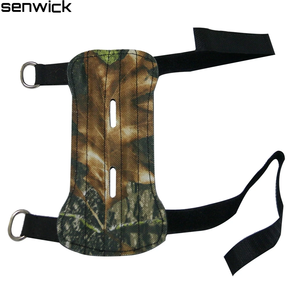 Camo Adjustable size general 2 Strap Shooting Target Archery Arm Guard