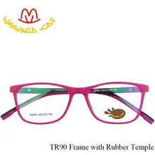 Wayard дети девочки/мальчики очки гибкие очки TR90 оправа очки резиновые дужки очки прозрачные линзы очки для K9004