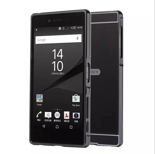 Для sony Xperia XZ XZ1 Compact XZS XP XA XA1 XA2 Ultra Plus чехол роскошное Гальванопокрытие зеркальная алюминиевая рамка+ жесткий чехол из поликарбоната