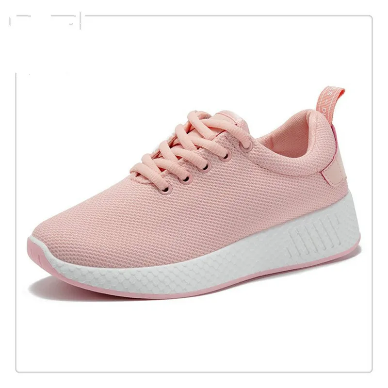 

2018 Air Mesh Women Breathable Tenis Feminino Lace Up Outdoor Casual Shoes Lightweight Woman Vulcanized Sneakers Women Shoes