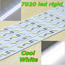 10 шт х 50 см двойной-чип SMD 7020 Led Жесткий светодиодные полосы бар светильник Водонепроницаемый 12V SAMSUNG холодный белый 0,5 м