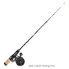 Lightweight 3.3mm Top Diameter Hard Ice Fishing Rods 25inch / 63.5cm One-piece Fiberglass Boat Raft Winter Fishing Pole ► Photo 2/6