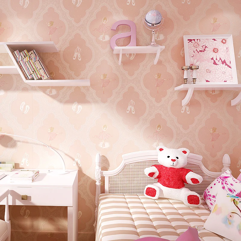

beibehang room wallpaper shop for stereoscopic 3D cartoon environmentally friendly non-woven wallpaper embossed bedroom