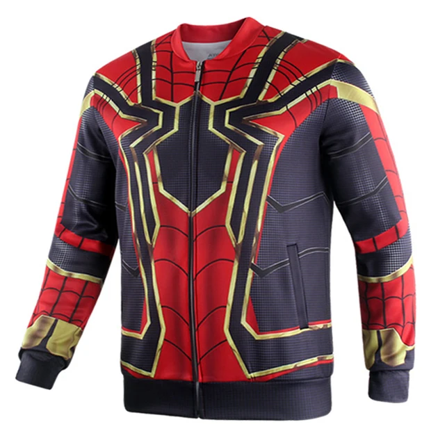 hoodie man iron suit Iron 3 2018 Movie Infinity War Avengers Cosplay Spider