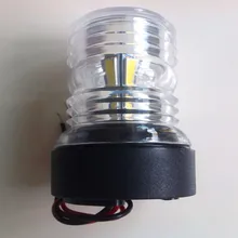 Морской яхты 360 градусов светодиодный свет навигации 12 V Белый пластик все круглый якорь свет