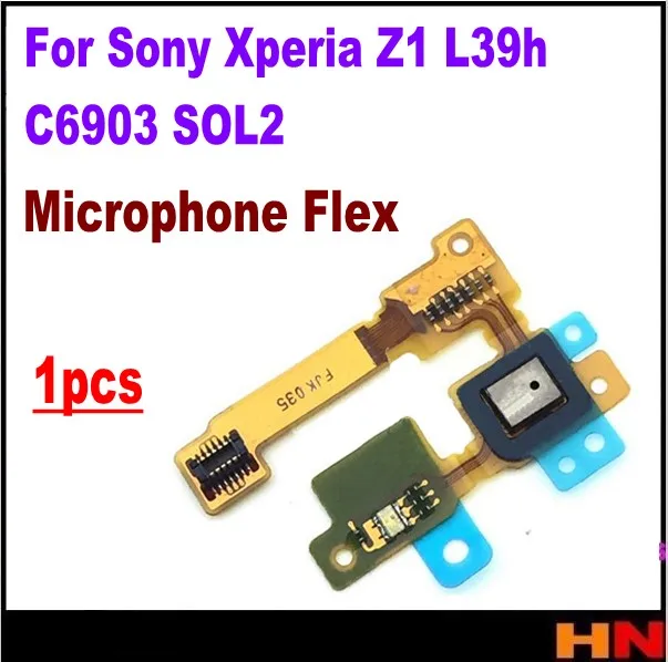 1 шт. Бесплатная доставка для Sony Xperia Z1 L39h C6903 микрофон гибкий кабель лента с