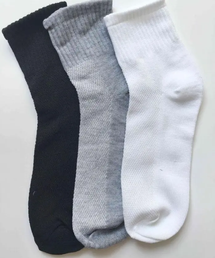 20 шт./партия, однотонные носки, европейские размеры 36-43, мужские сетчатые невидимые носки по щиколотку, мужские летние дышащие тонкие носки-лодочки по низкой цене - Цвет: Longer Mash Mix
