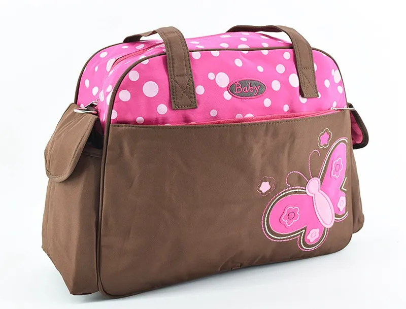 CROAL CHERIE 411730cm Tote Nappy Bag Organizer Butterfly Style Baby Care Bag For Stroller Diaper Bags With Diaper pad  (4)