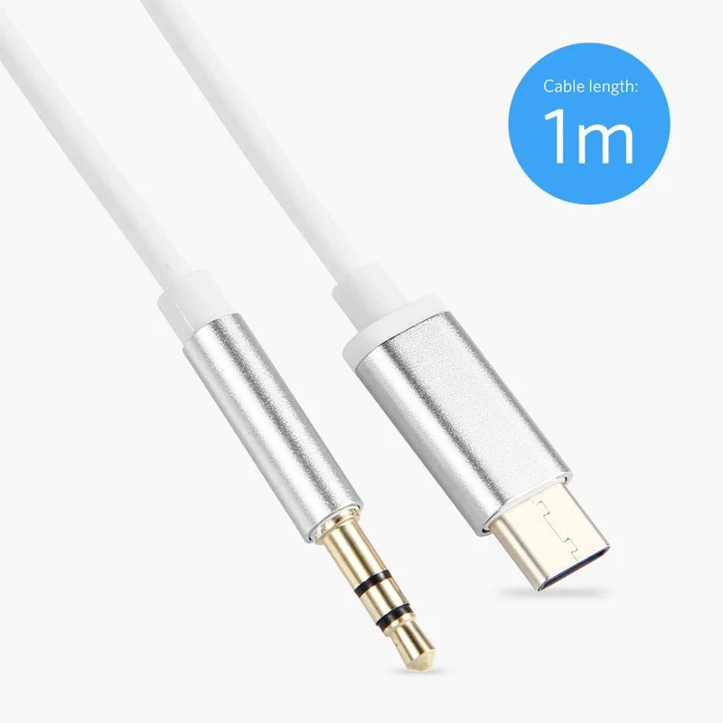 

Usb Type C To 3.5mm Jack Audio Adapter Aux Auxiliar Cable Extension Stereo Headphone Cord for Oneplus 5 5t Xiaomi Mi 8 9 Speaker