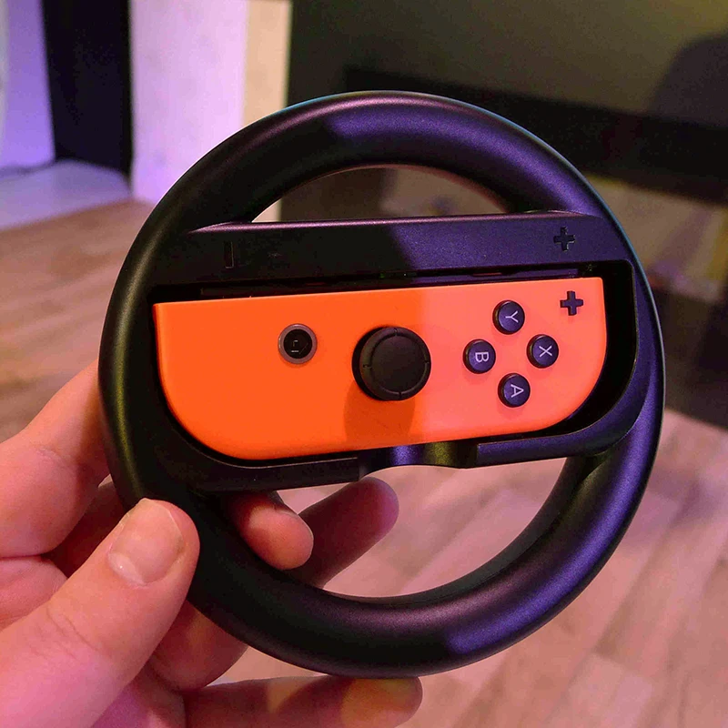 Cheapest 2 Pcs Racing Game Steering Wheel For Nintend Switch Remote