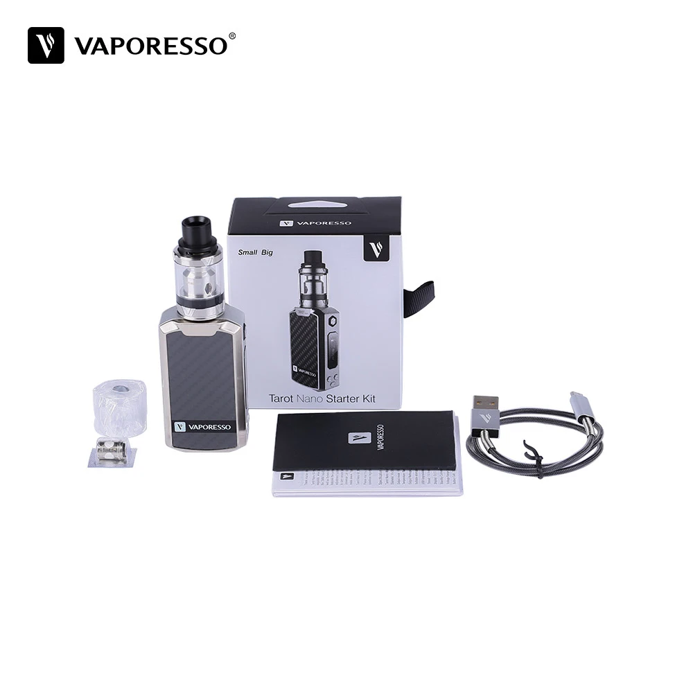 Оригинальная марки vaporesso Tarot Nano TC комплект 2500 мАч с VECO EUC бак 2 мл Таро мод 80 Вт Omni
