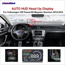 Liandlee для VW Passat B5 B6 B7 Magotan Quantum 2011- безопасный экран для вождения OBD автомобиля HUD Дисплей проектор лобовое стекло