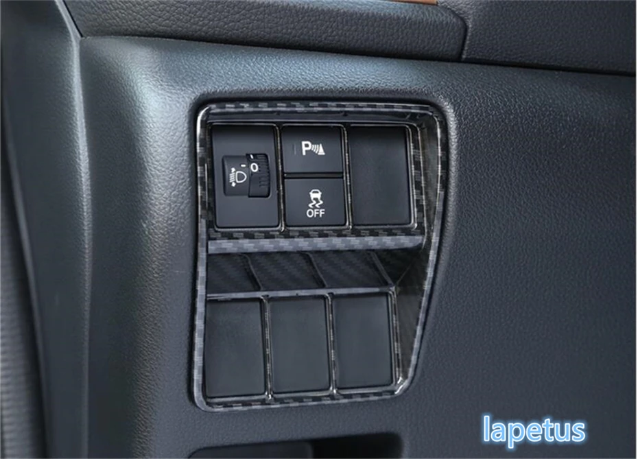 

Lapetus Front Head Lamp Lights Switch Button Protector Decoration Frame Cover Trim 1 Pcs Fit For Honda CRV CR-V 2017 2018 2019