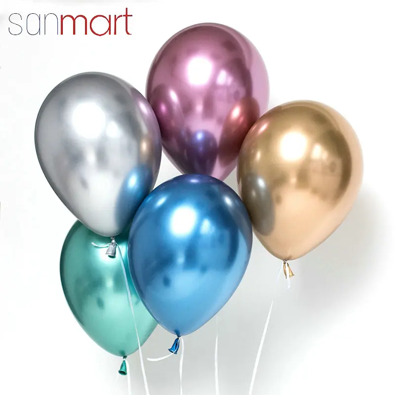 Chrome Balloons (8)