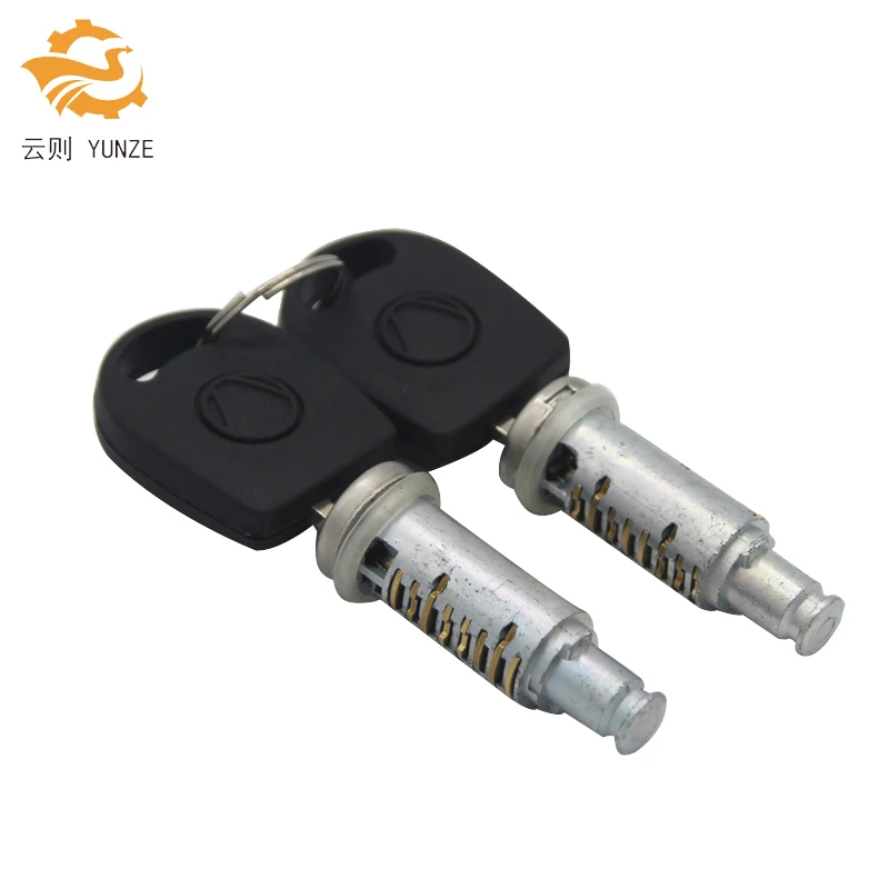 

2PCS LOCK BARREL WITH 2 KEYS FIT FOR VW GOLF 4 IV MK4 A6 SKODA FABIA POLO 9N SEAT PASSAT FOR LEFT RIGHT SIDE