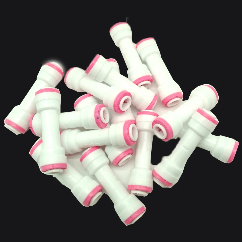 

10pcs 1/4 Inch(6.35mm) Straight Backstop Valve Quick Pushfit Tube Non-Return One Way Check Valve Garden Water Connectors