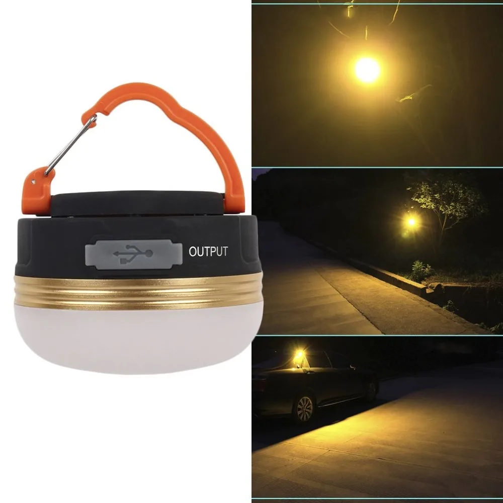 

Mini Portable Camping Lights 3W LED Camping Lantern Waterproof Tents lamp Outdoor Hiking Night Hanging lamp USB Rechargeable