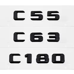 Автомобиль-Стайлинг багажник сзади Стикеры для Mercedes Benz W204 W124 W205 C55 C63 C180L C200L C32 C36 C43 привлекательный эмблема письма знак