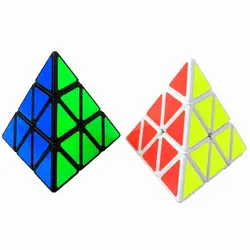 YJ Moyu Пирамида магический куб игрушки Пирамида скорость головоломка куб игра треугольная форма Кубик Рубика Twist Puzzle игрушки для детей