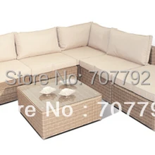 Новинка! уличная современная плетеная мебель из ротанга набор диванов