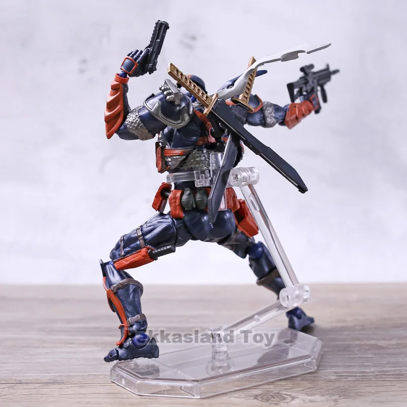  DC Comics Amazing Yamaguchi Revoltech Series NO.011 Deathstroke Action Figures PVC Collectible Mode
