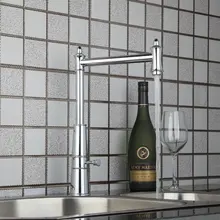 Кухня torneira qnique Дизайн поворотный 360 Одной ручкой Chrome 92453-1 бассейна раковины водопроводной воды сосуд туалет смеситель кран