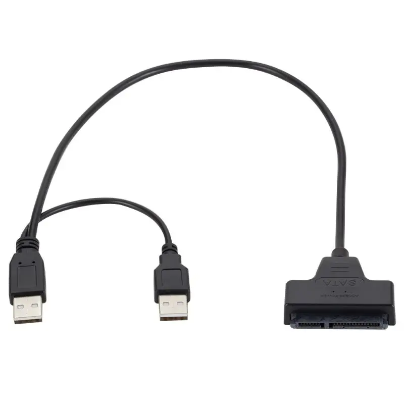 USB 3,0 SATA 7+ 15pin для USB 2,0 кабель-адаптер для 2,5 жесткого диска ноутбука