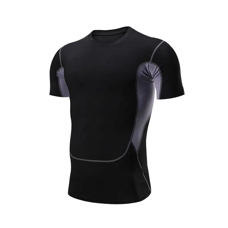 Мужские дизайнерские быстросохнущие футболки для бега Homme, облегающие футболки для бега, спортивные мужские футболки для фитнеса, тренажерного зала, футболки для мышц