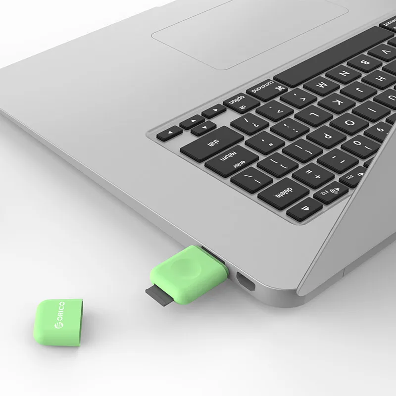 ORICO CRS12 кард-ридер мини многофункциональный дизайн USB 3,0 кард-ридер для tf-карты-зеленый
