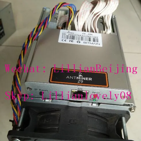 В продаже AntMiner Z9 40,8 k sol/s miner Equihash горная машина bitmain Z9 40k