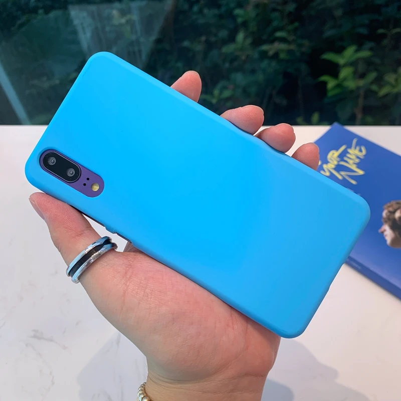 Матовый Жесткий Пластиковый ПК чехол карамельных цветов для Huawei P40 P30 P20 Nova 3 3i Honor 9S